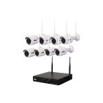 پکیج 8تایی دوربین مدار بسته بیسیم مدل AS-IPC08-O51A-WOL-A